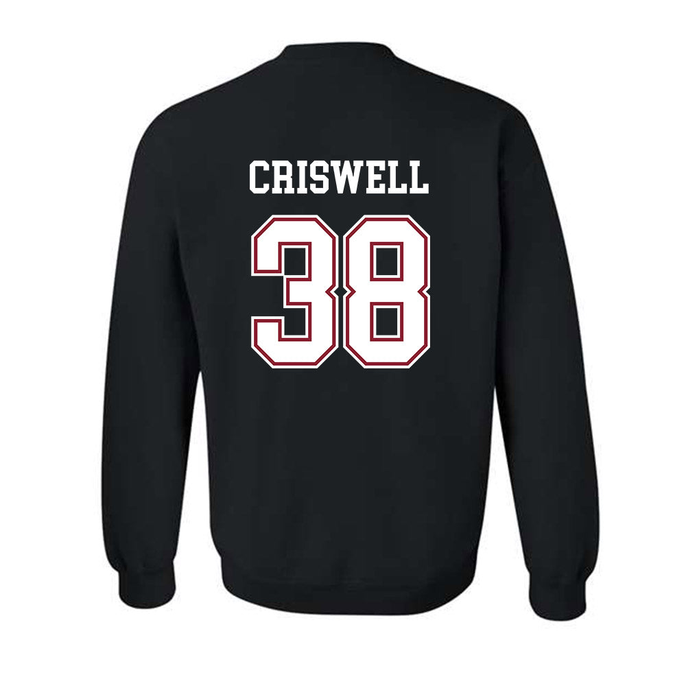 Troy - NCAA Baseball : Nate Criswell - Classic Shersey Crewneck Sweatshirt-1
