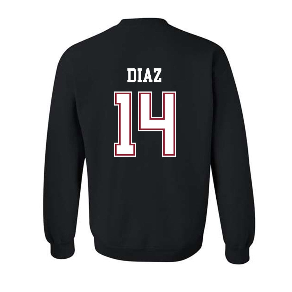 Troy - NCAA Baseball : Zaid Diaz - Classic Shersey Crewneck Sweatshirt-1