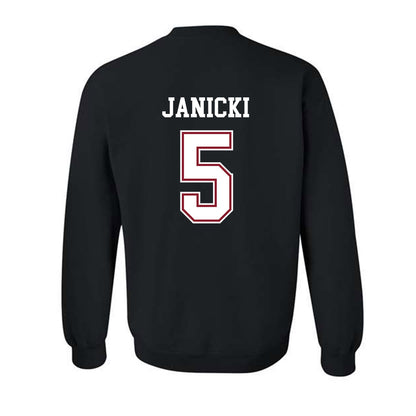 Troy - NCAA Baseball : James Janicki - Classic Shersey Crewneck Sweatshirt-1