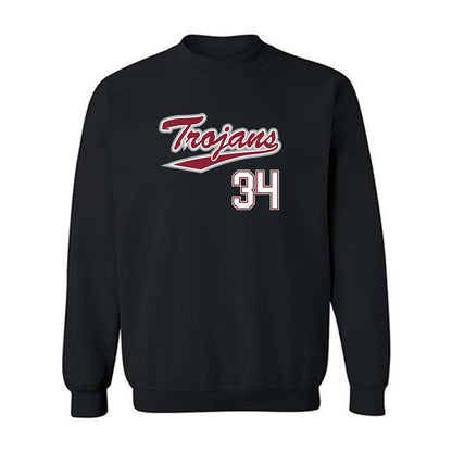 Troy - NCAA Baseball : Blake Cavill - Classic Shersey Crewneck Sweatshirt-0
