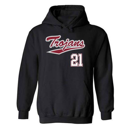 Troy - NCAA Baseball : Blake Dean - Classic Shersey Hooded Sweatshirt-0
