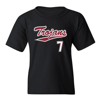 Troy - NCAA Baseball : Gavin Schrader - Classic Shersey Youth T-Shirt-0