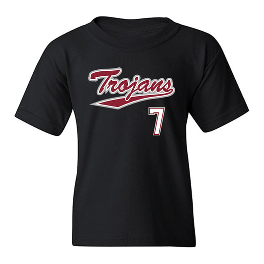 Troy - NCAA Baseball : Gavin Schrader - Classic Shersey Youth T-Shirt-0