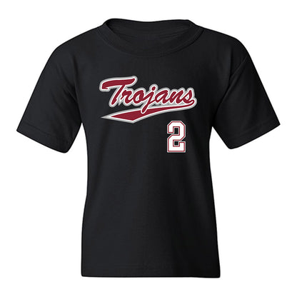 Troy - NCAA Baseball : Aaron Piasecki - Classic Shersey Youth T-Shirt-0