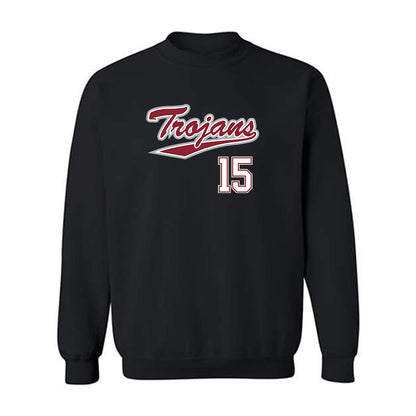 Troy - NCAA Baseball : Tommy Egan - Classic Shersey Crewneck Sweatshirt-0