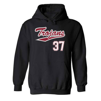 Troy - NCAA Baseball : Sean Darnell - Classic Shersey Hooded Sweatshirt-0