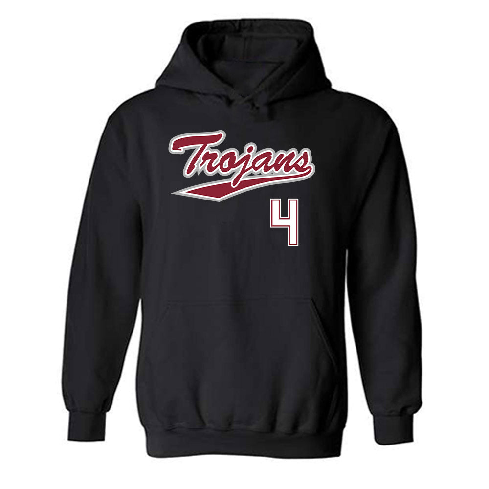 Troy - NCAA Baseball : Nolan Book - Classic Shersey Hooded Sweatshirt-0
