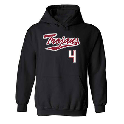Troy - NCAA Baseball : Nolan Book - Classic Shersey Hooded Sweatshirt-0