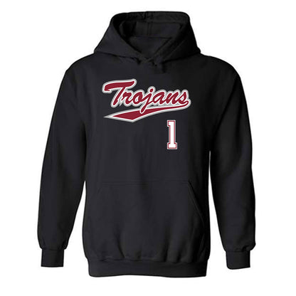 Troy - NCAA Baseball : Steven Meier - Classic Shersey Hooded Sweatshirt-0