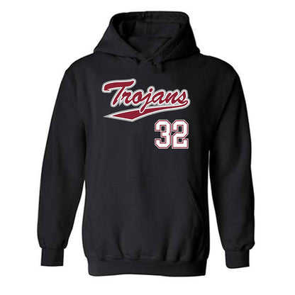 Troy - NCAA Baseball : Josh Pyne - Classic Shersey Hooded Sweatshirt-0