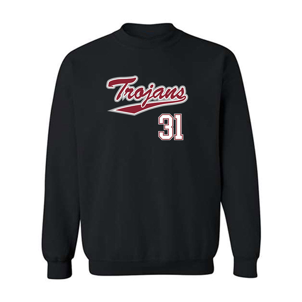 Troy - NCAA Baseball : Benjamin Stubbs - Classic Shersey Crewneck Sweatshirt-0