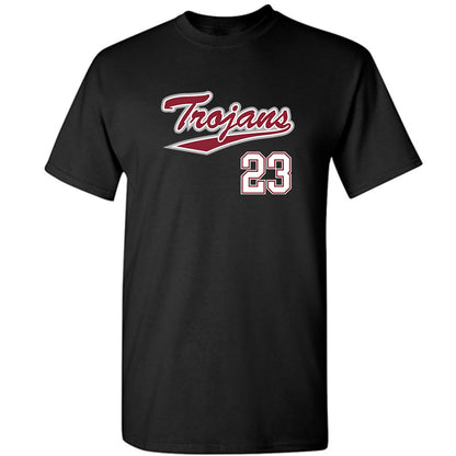 Troy - NCAA Baseball : Houston Markham - Classic Shersey T-Shirt-0