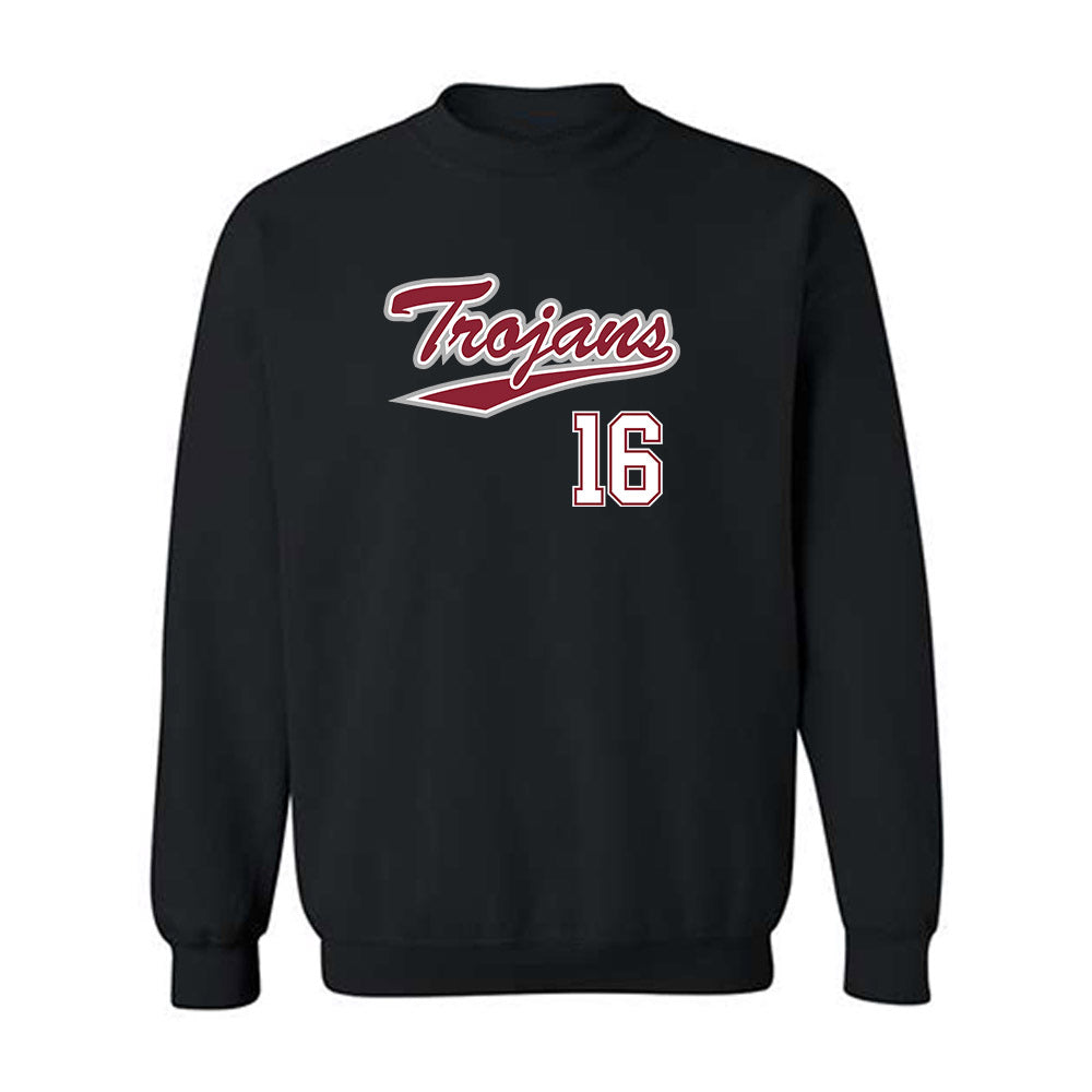 Troy - NCAA Baseball : Hayden Smith - Classic Shersey Crewneck Sweatshirt-0