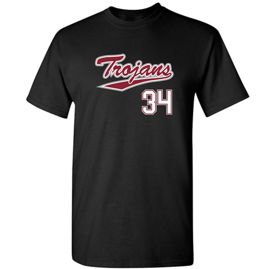 Troy - NCAA Baseball : Blake Cavill - Classic Shersey T-Shirt-0