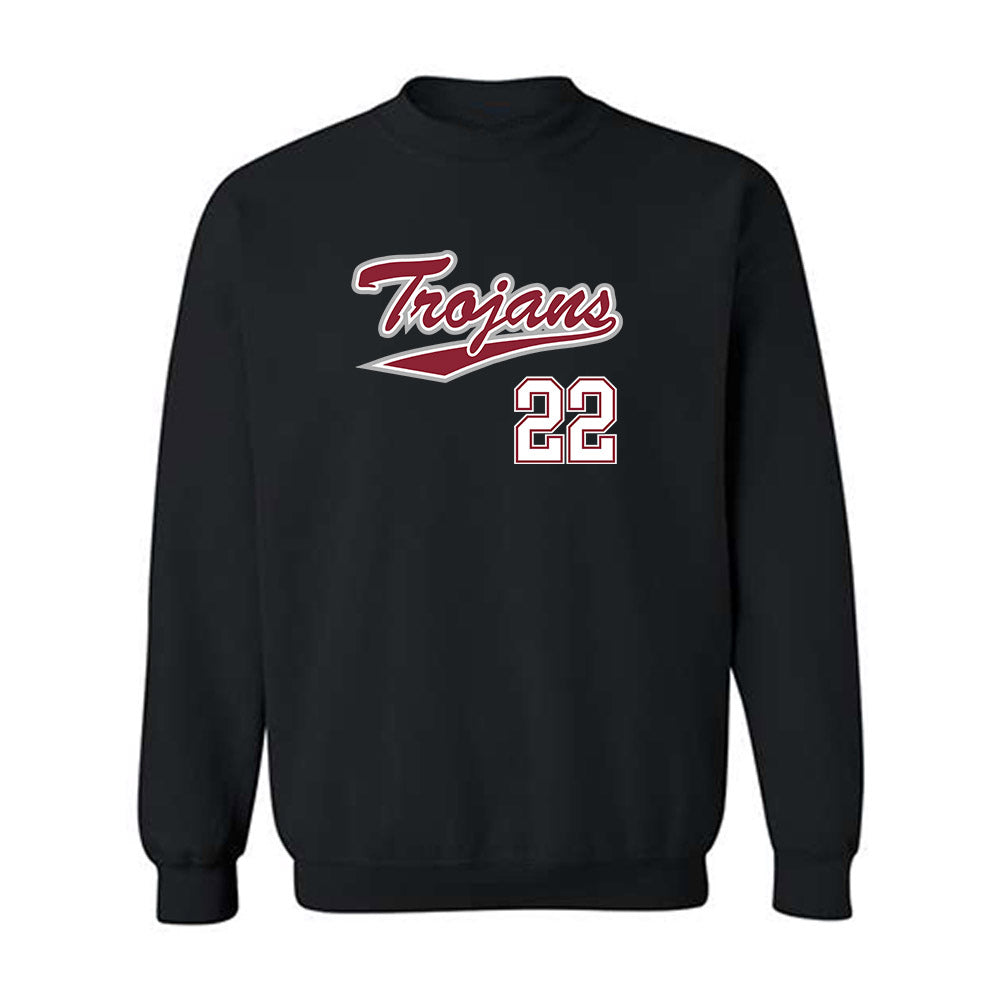 Troy - NCAA Baseball : Drew Nelson - Classic Shersey Crewneck Sweatshirt-0