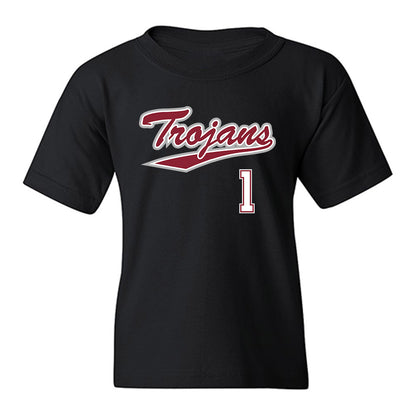Troy - NCAA Baseball : Steven Meier - Classic Shersey Youth T-Shirt-0