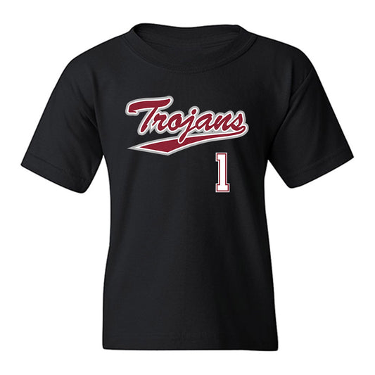 Troy - NCAA Baseball : Steven Meier - Classic Shersey Youth T-Shirt-0