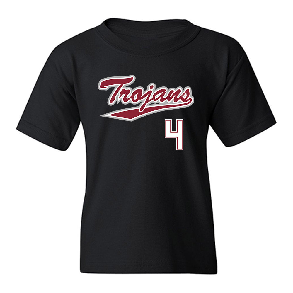 Troy - NCAA Baseball : Nolan Book - Classic Shersey Youth T-Shirt-0