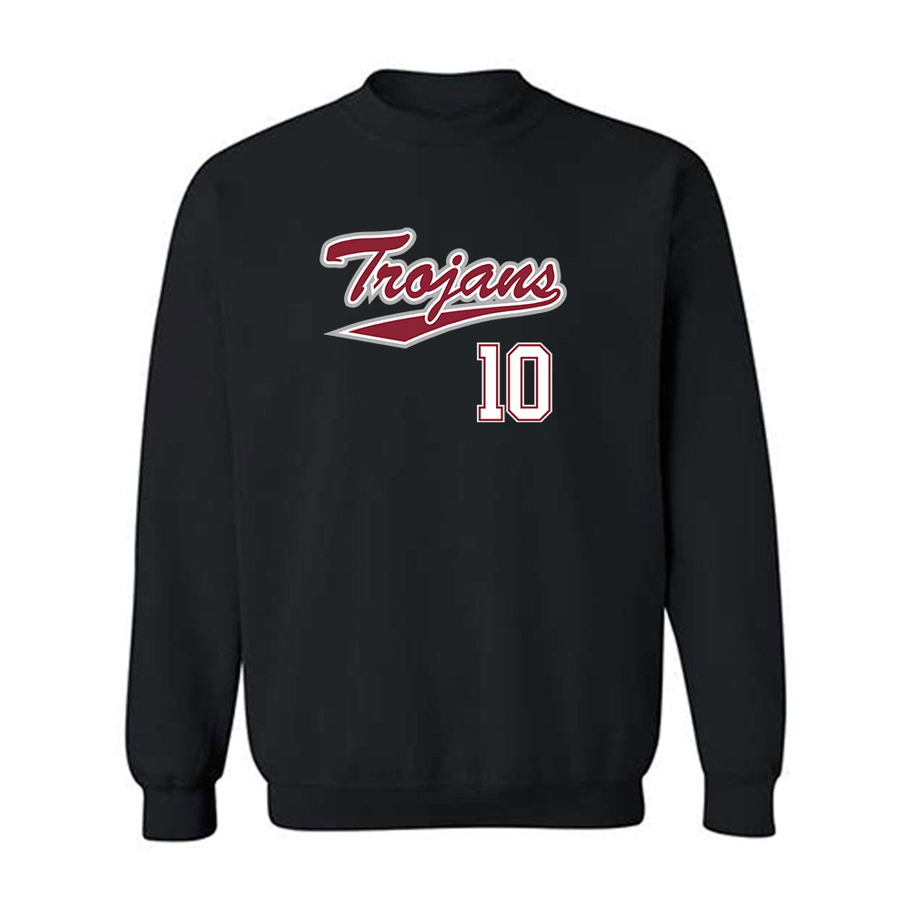 Troy - NCAA Baseball : Brock Tapper - Classic Shersey Crewneck Sweatshirt-0