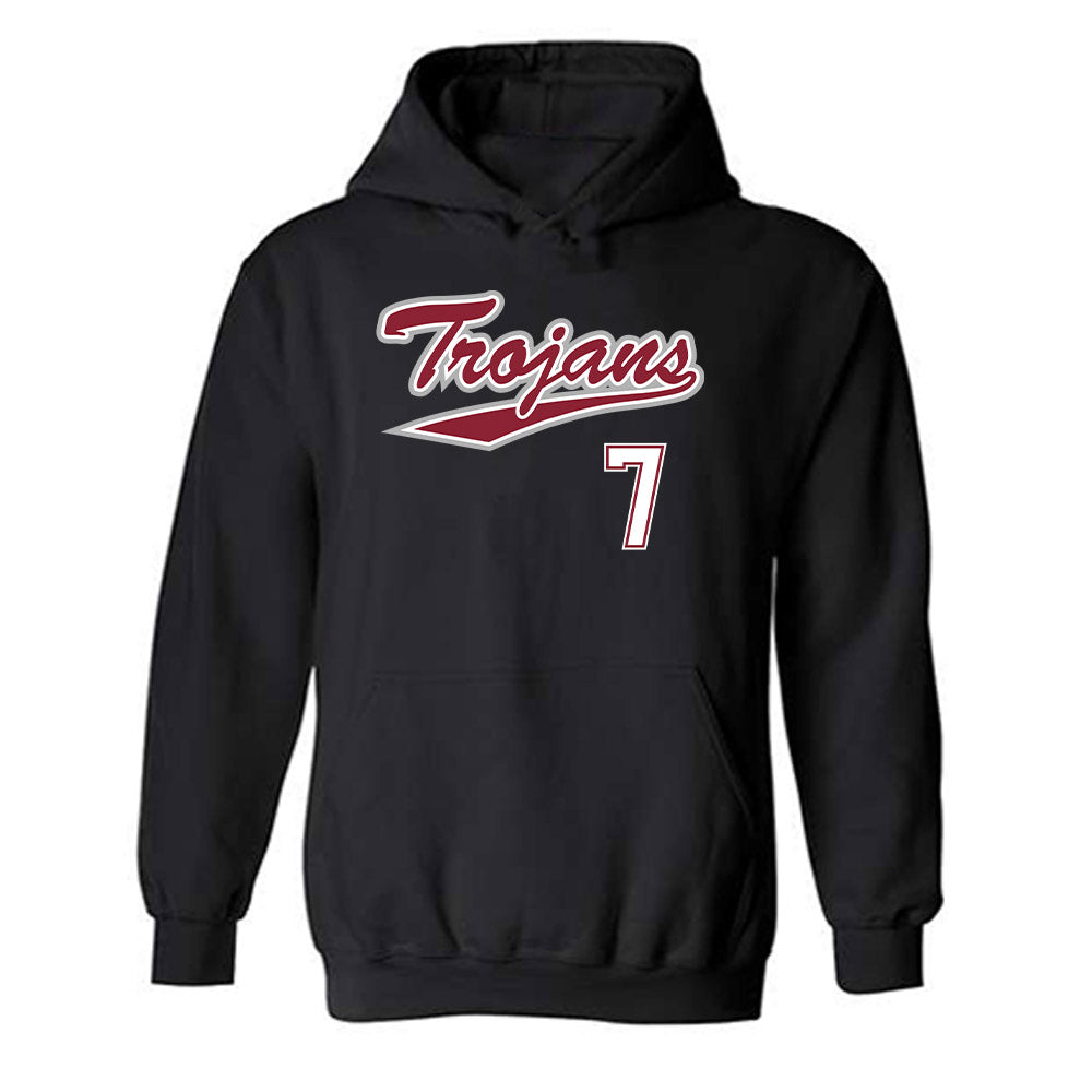 Troy - NCAA Baseball : Gavin Schrader - Classic Shersey Hooded Sweatshirt-0