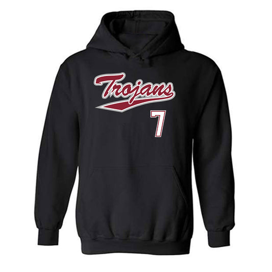 Troy - NCAA Baseball : Gavin Schrader - Classic Shersey Hooded Sweatshirt-0