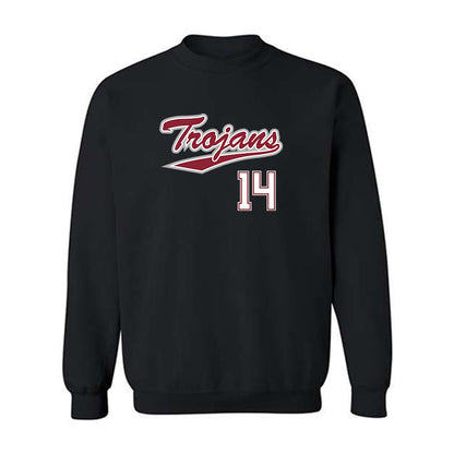 Troy - NCAA Baseball : Zaid Diaz - Classic Shersey Crewneck Sweatshirt-0
