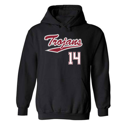 Troy - NCAA Baseball : Zaid Diaz - Classic Shersey Hooded Sweatshirt-0