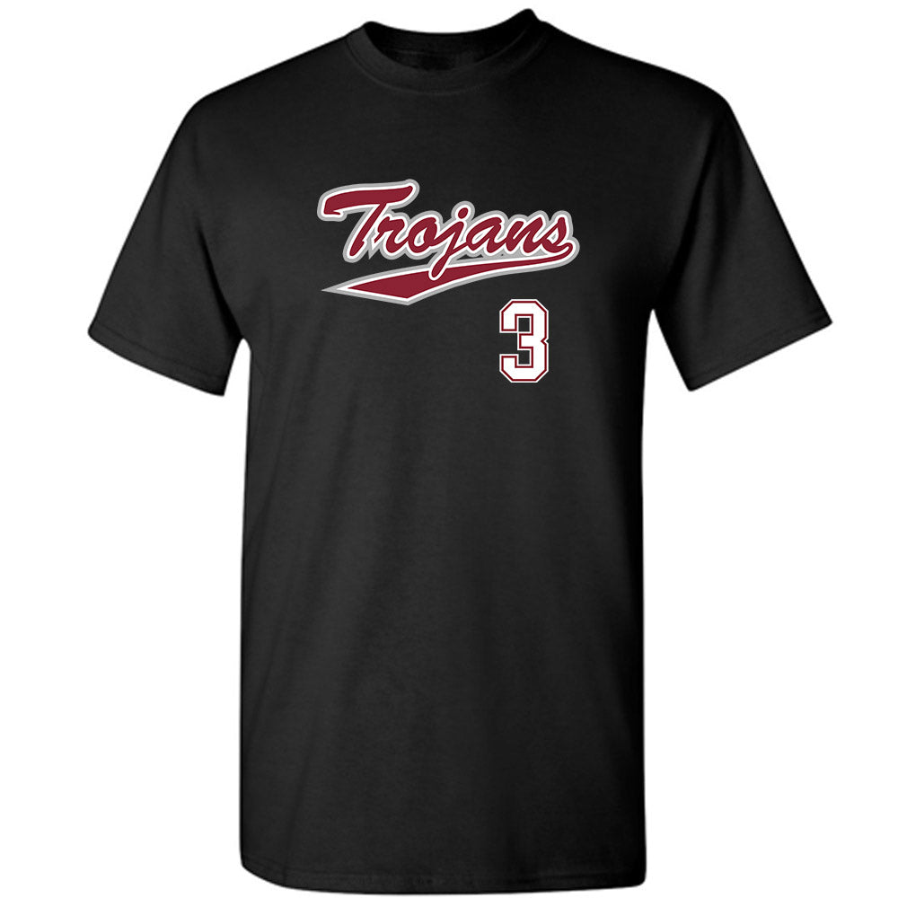 Troy - NCAA Baseball : Cole Garner - Classic Shersey T-Shirt-0