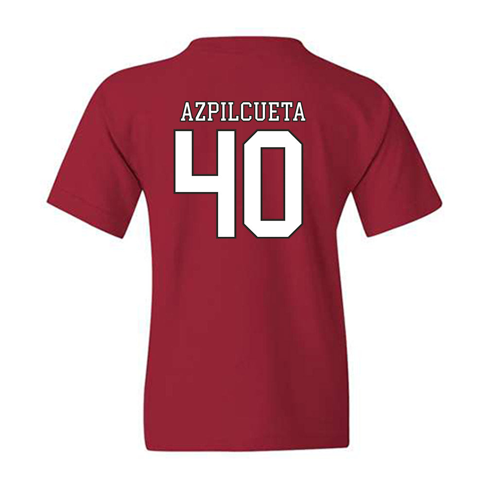 Troy - NCAA Baseball : Nico Azpilcueta - Generic Shersey Youth T-Shirt-1