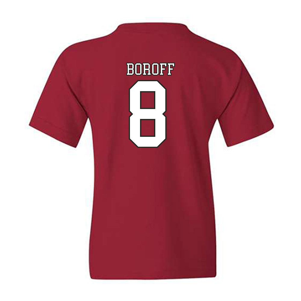 Troy - NCAA Baseball : Jabe Boroff - Generic Shersey Youth T-Shirt-1