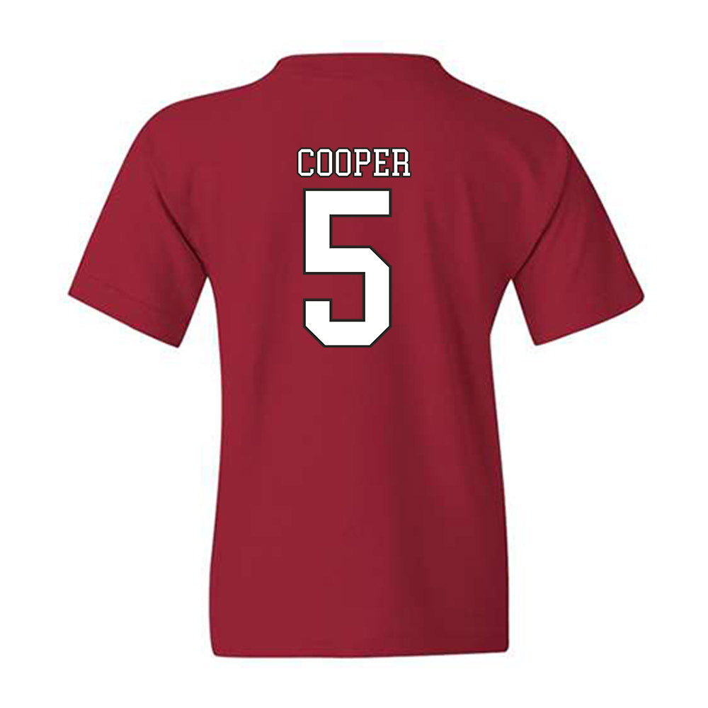 Troy - NCAA Softball : Alivia Cooper - Generic Shersey Youth T-Shirt-1