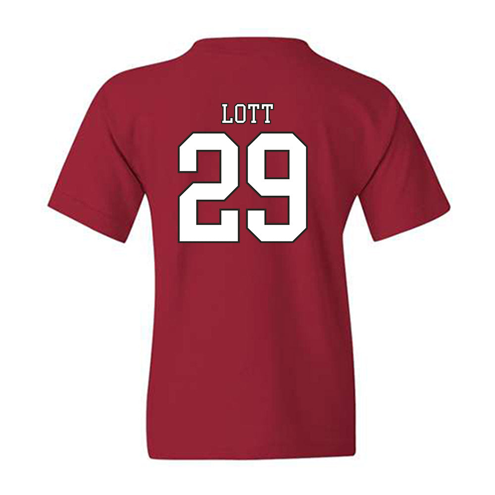 Troy - NCAA Football : Joe Lott - Generic Shersey Youth T-Shirt-1