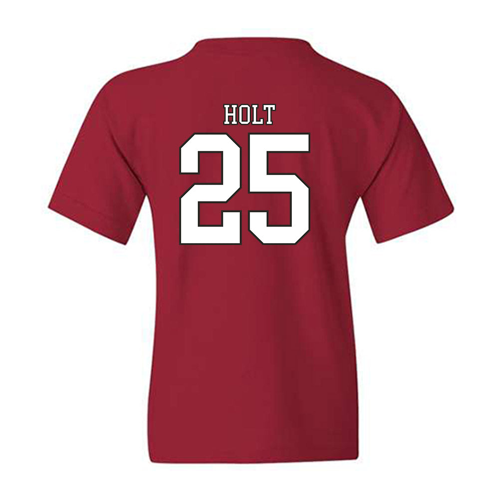 Troy - NCAA Softball : Mya Holt - Generic Shersey Youth T-Shirt-1