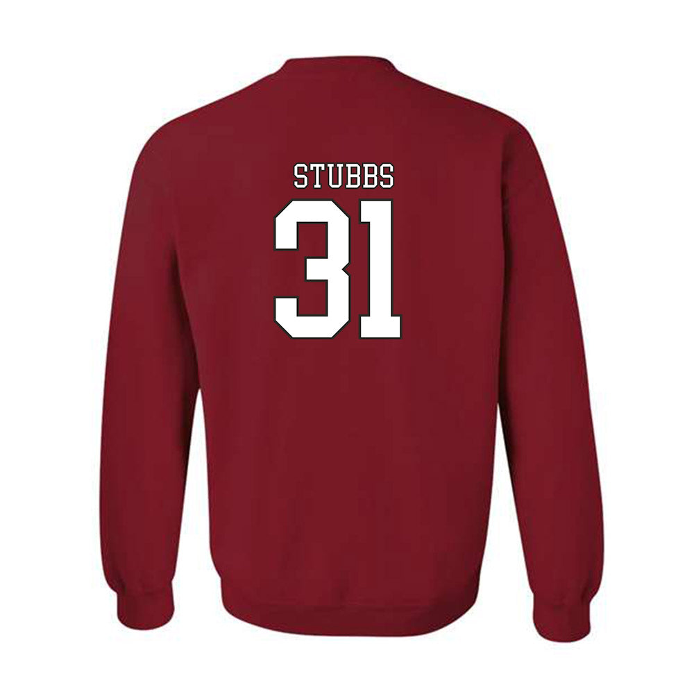 Troy - NCAA Baseball : Benjamin Stubbs - Generic Shersey Crewneck Sweatshirt-1