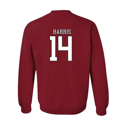 Troy - NCAA Football : Marquis Harris - Generic Shersey Crewneck Sweatshirt-1