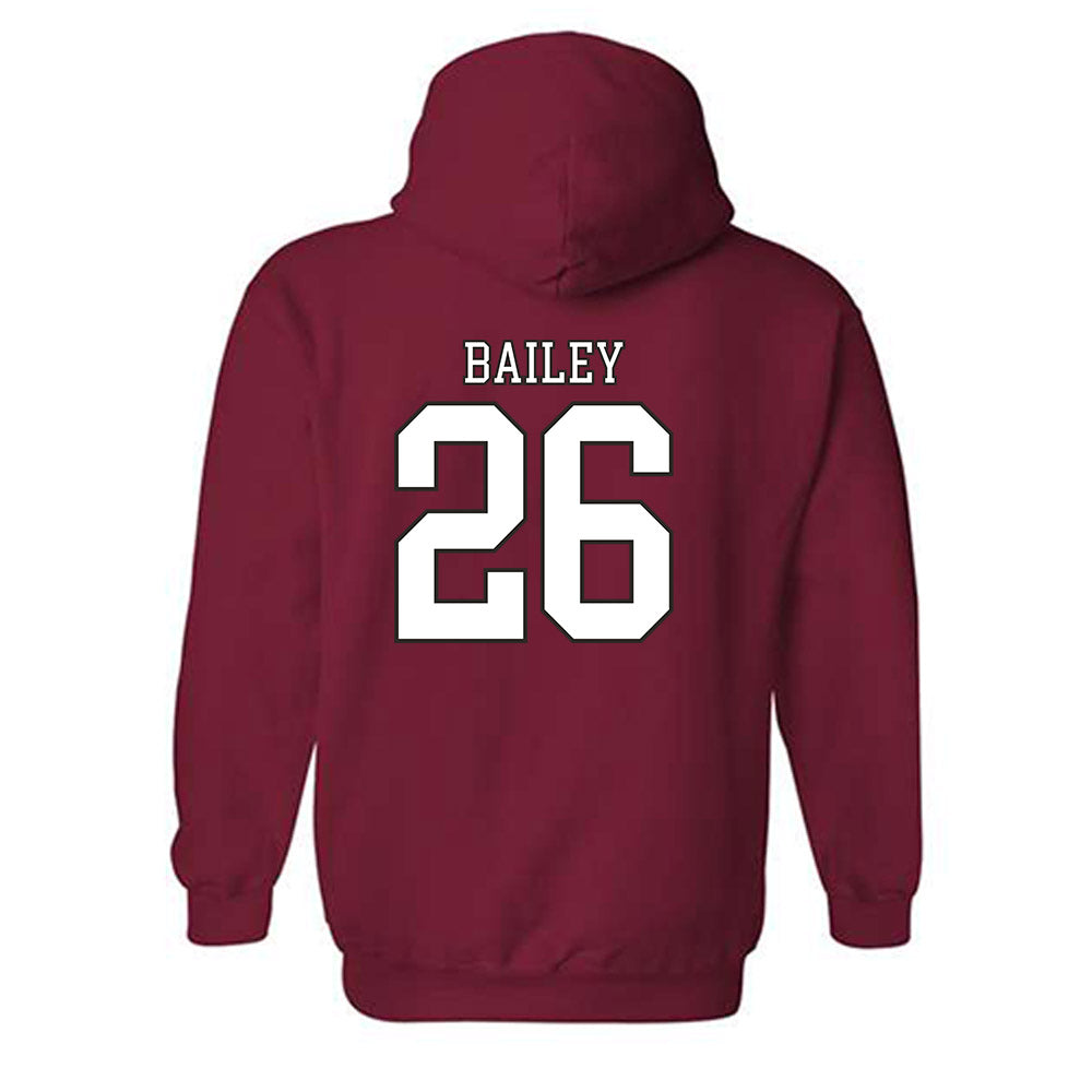 Troy - NCAA Women's Soccer : Aiden Bailey - Generic Shersey Hooded Sweatshirt-1