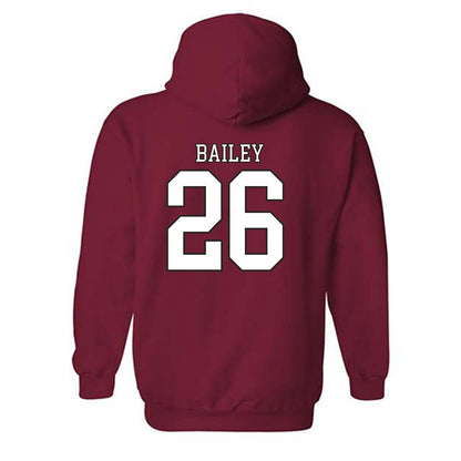 Troy - NCAA Women's Soccer : Aiden Bailey - Generic Shersey Hooded Sweatshirt-1