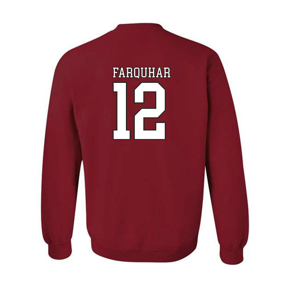 Troy - NCAA Baseball : Tate Farquhar - Generic Shersey Crewneck Sweatshirt-1