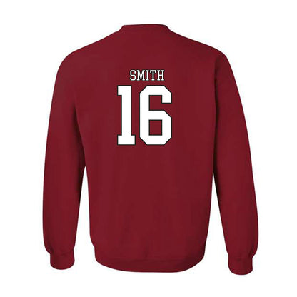 Troy - NCAA Baseball : Hayden Smith - Generic Shersey Crewneck Sweatshirt-1
