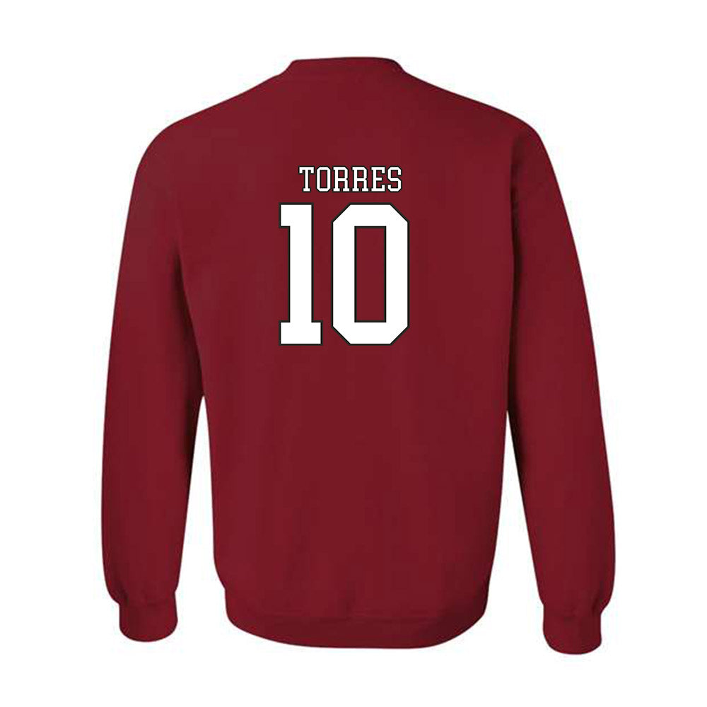 Troy - NCAA Women's Soccer : Irene Torres - Generic Shersey Crewneck Sweatshirt-1