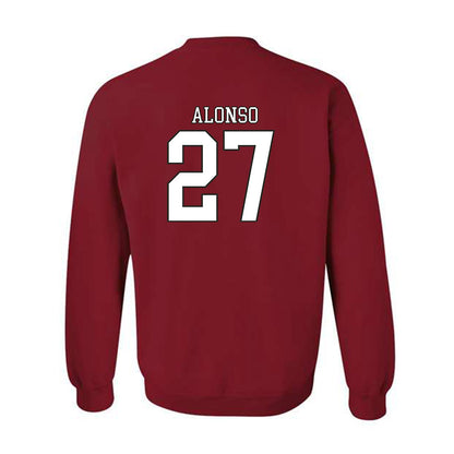 Troy - NCAA Baseball : Dylan Alonso - Generic Shersey Crewneck Sweatshirt-1