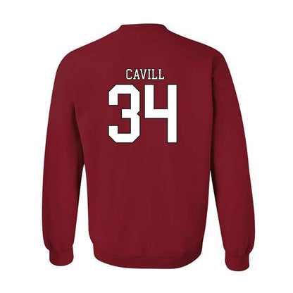 Troy - NCAA Baseball : Blake Cavill - Generic Shersey Crewneck Sweatshirt-1