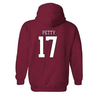 Troy - NCAA Football : Jace Petty - Generic Shersey Hooded Sweatshirt-1
