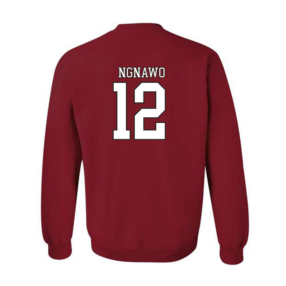 Troy - NCAA Women's Basketball : Fortuna Ngnawo - Generic Shersey Crewneck Sweatshirt-1