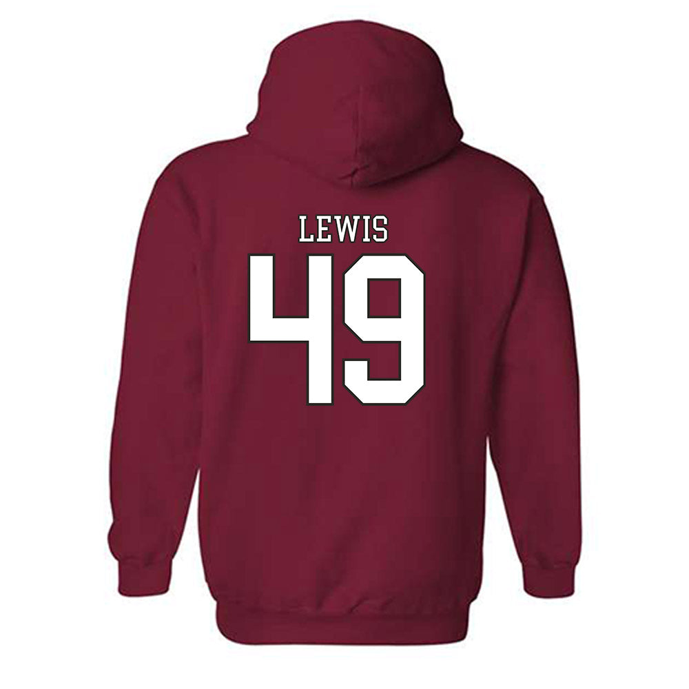 Troy - NCAA Football : Austin Lewis - Generic Shersey Hooded Sweatshirt-1