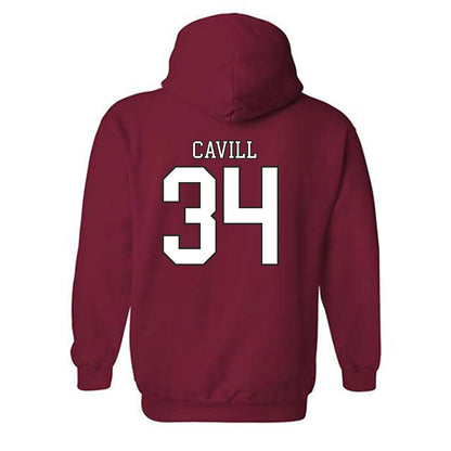 Troy - NCAA Baseball : Blake Cavill - Generic Shersey Hooded Sweatshirt-1