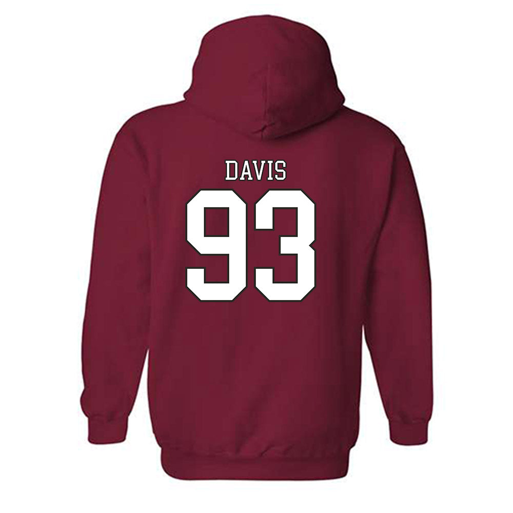 Troy - NCAA Football : RaKeem Davis - Generic Shersey Hooded Sweatshirt-1