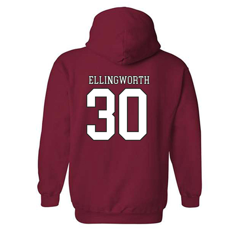 Troy - NCAA Baseball : Cooper Ellingworth - Generic Shersey Hooded Sweatshirt-1