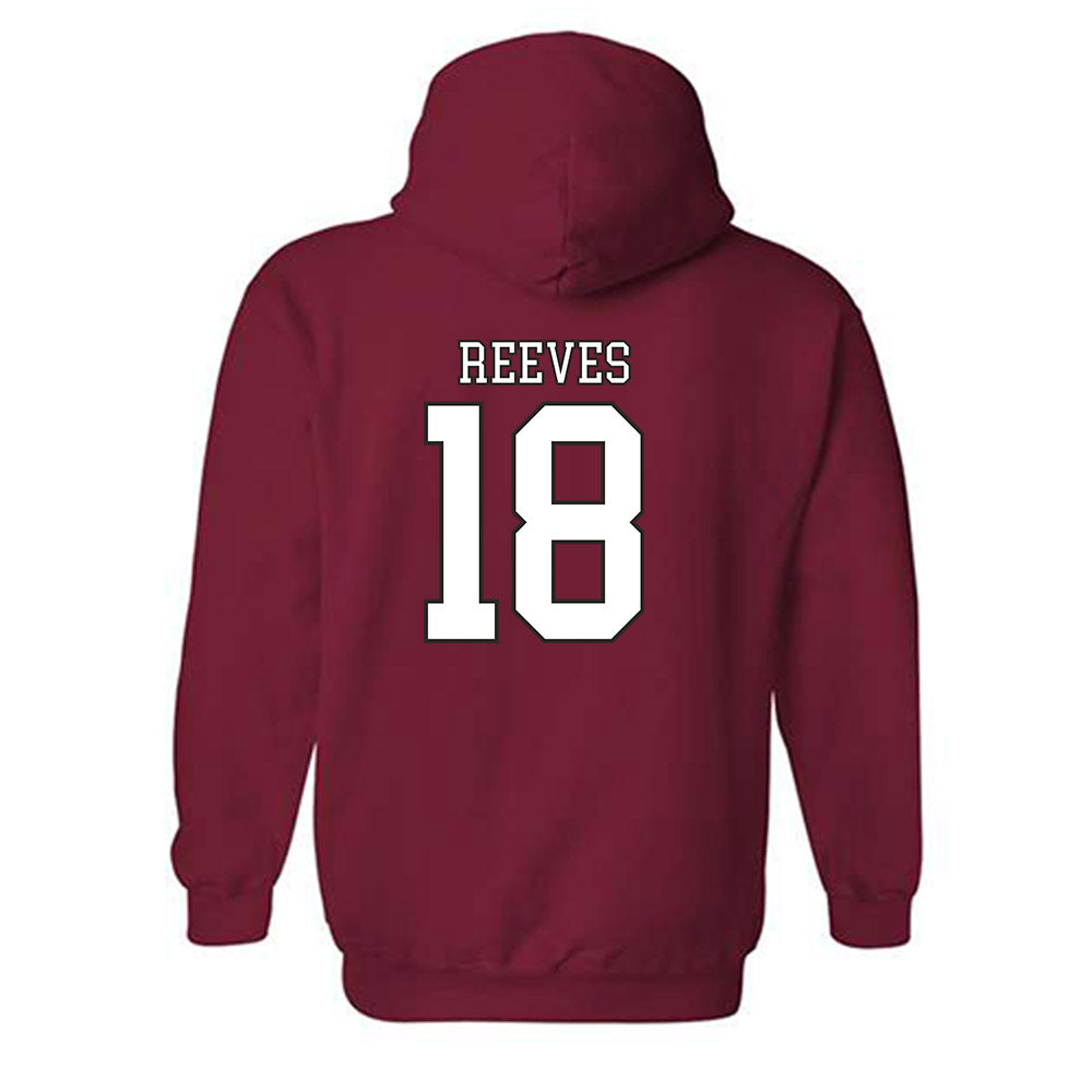 Troy - NCAA Baseball : Caden Reeves - Generic Shersey Hooded Sweatshirt-1