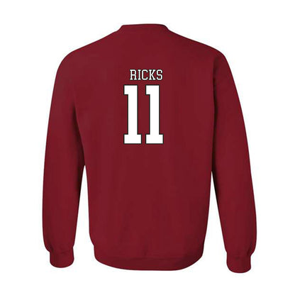 Troy - NCAA Softball : Kyye Ricks - Generic Shersey Crewneck Sweatshirt-1